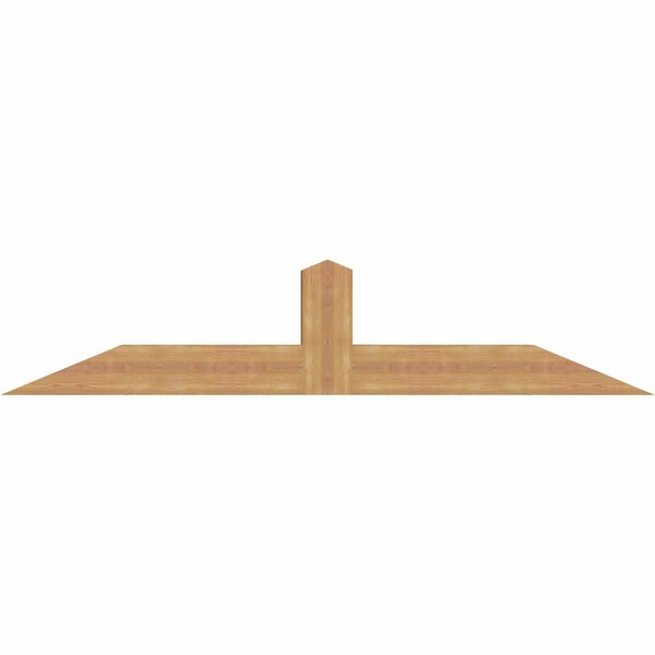 Ekena Millwork Portland Smooth Timber Gable Bracket, Western Red Cedar, 72"W x 15"H x 5 1/2"D x 5 1/2"F, 5/12 Pitch GBW072X15X0606POR00SWR - main